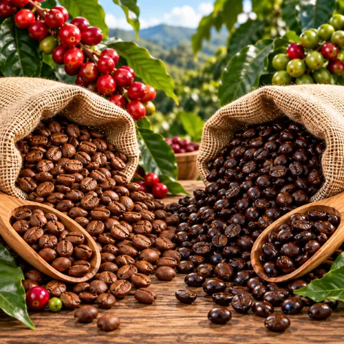 Coffee (Arabica and Robusta)